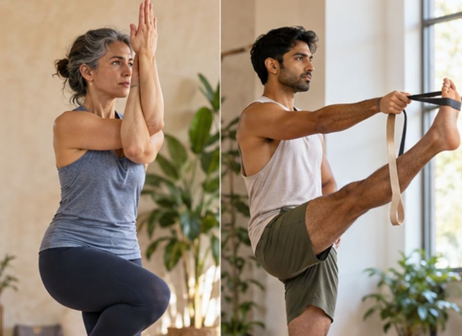 5 Standing Big Toe Pose Lift without leaning back