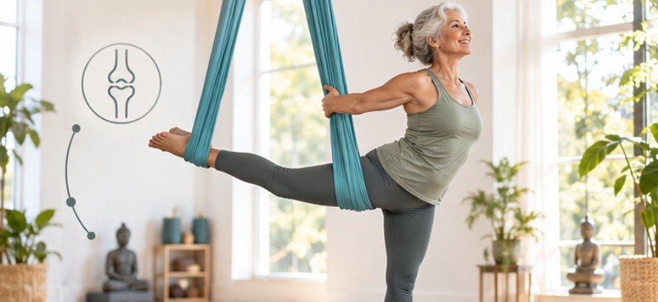Aerial Yoga for People Over 50 A Smarter Way to Build Strength and Mobility