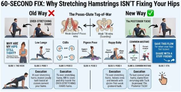 The Biomechanics of Why Sitting Locks Your Pelvis