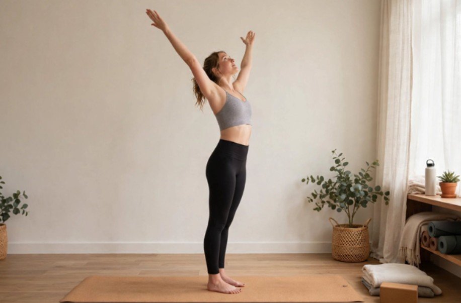 Step 2 Upward Salute (Urdhva Hastasana)