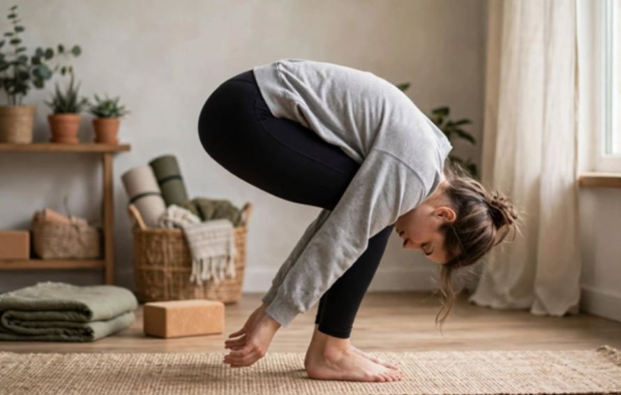 Step 3 Standing Forward Fold (Uttanasana)