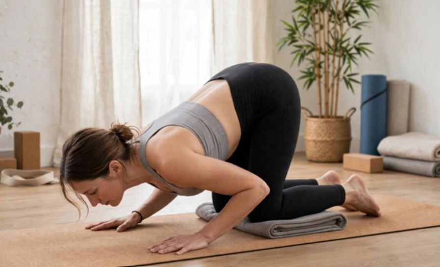 Step 6 Knees-Chest-Chin (Ashtanga Namaskara)