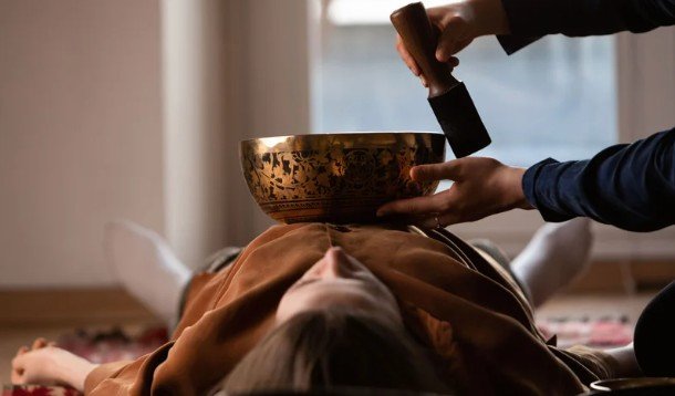 What happens during guided meditation